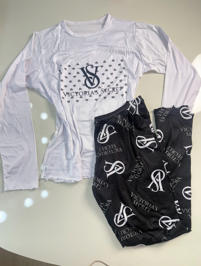 Pijama Inverno - Vs preto